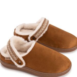 Muk Luks Convertible Clog Slipper- Camel